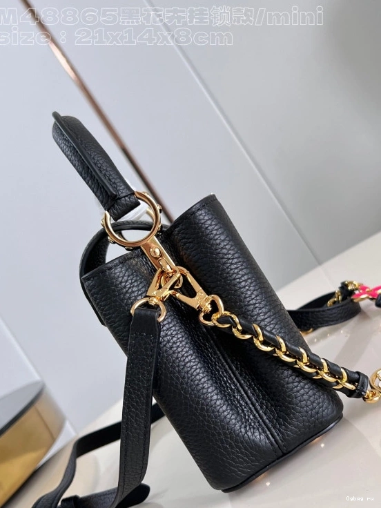 LOUIS CAPUCINES MINI-21*14*8CM VUITTON 0805